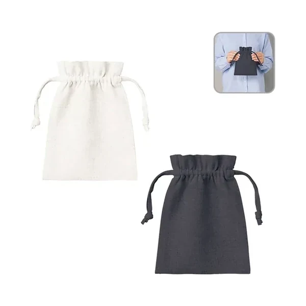 MARKLESS STYLE TR-0985 コットンリネン巾着（S）の商品画像