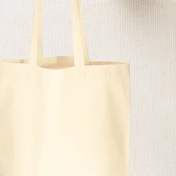 MARKLESS STYLE TR-1297 オーガニック厚手コットンバッグ(L) ナチュラルの商品画像