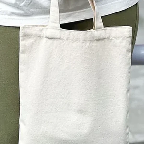 MARKLESS STYLE TR-1409 ライトキャンバスフラットバッグ（M）　ナチュラルの商品画像