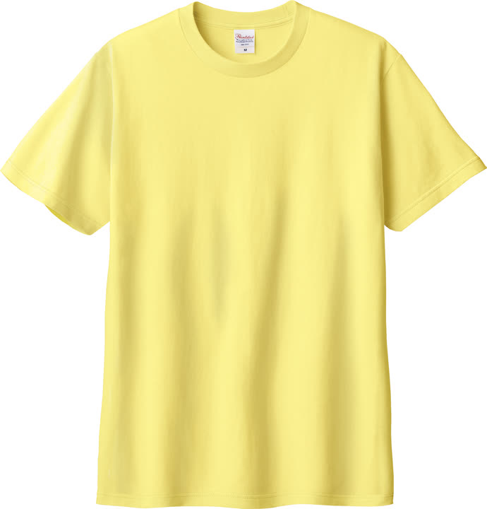 Printstar 00085-CVT 色番020 イエロー 前面の商品画像