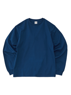 6.5オンスファインジャージーロングスリーブ Tシャツ（2.1インチリブ）