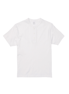 5.6オンスヘンリーネック Tシャツ